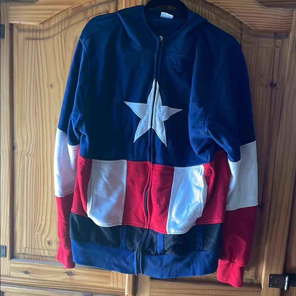 Marvel Blue, Red, and White Jacket